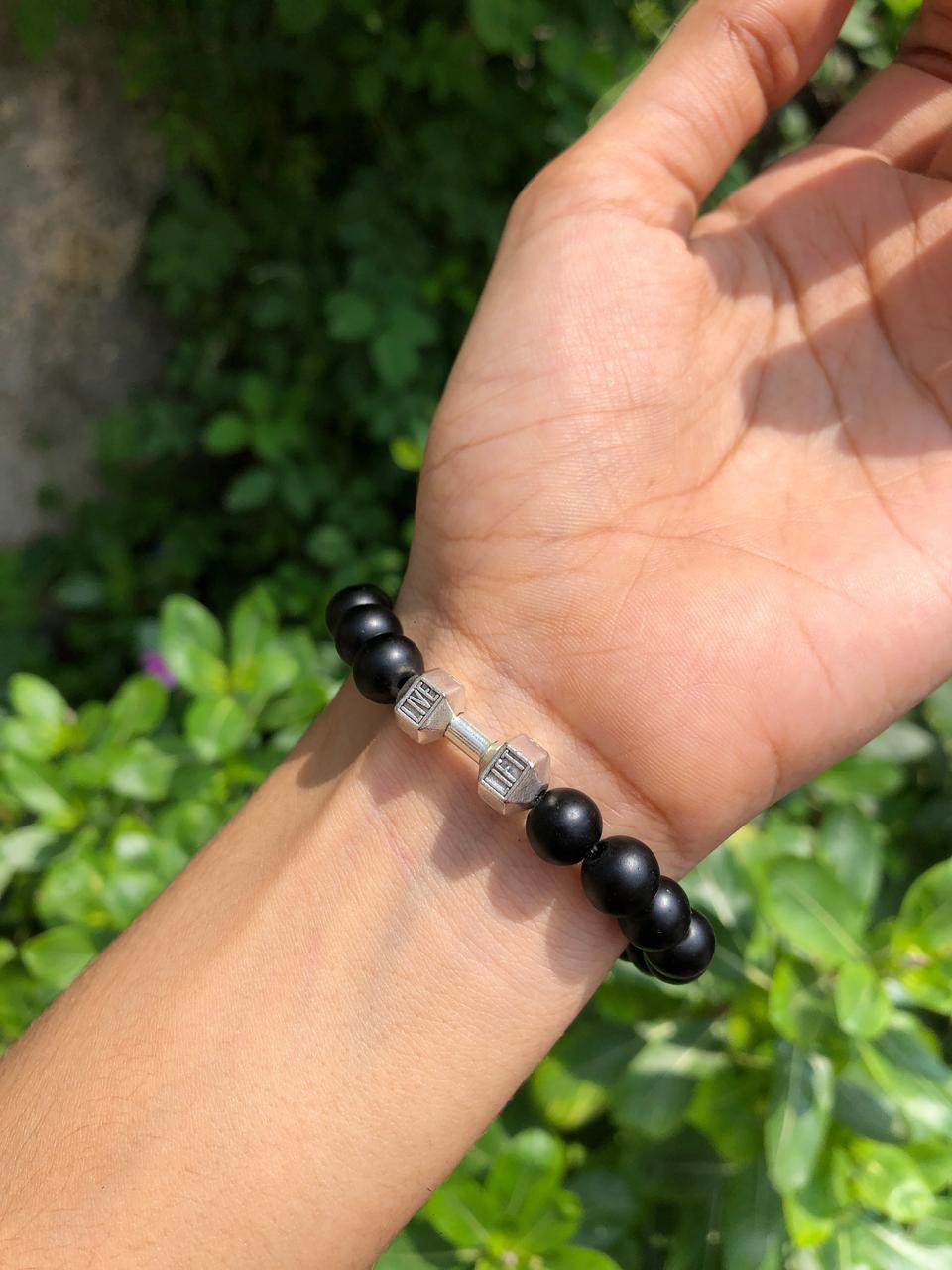 Dumbbell bracelet