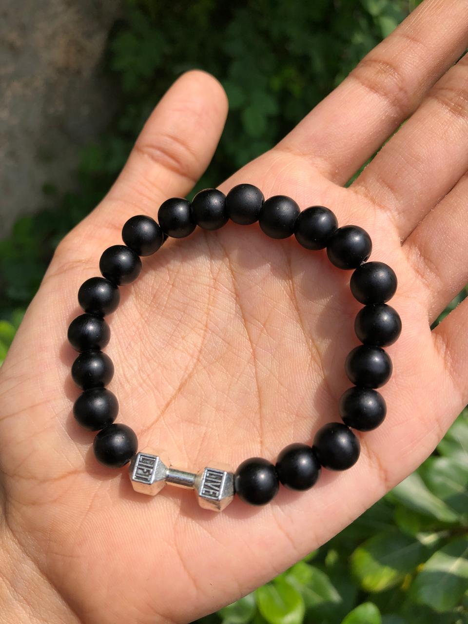 Dumbbell bracelet