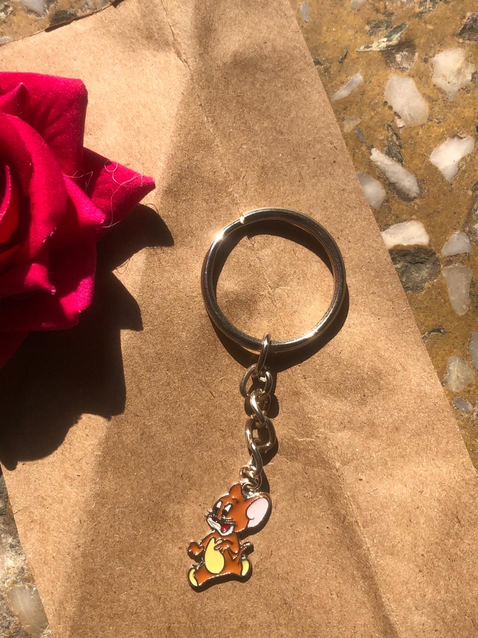 Tom & jerry keychain pair