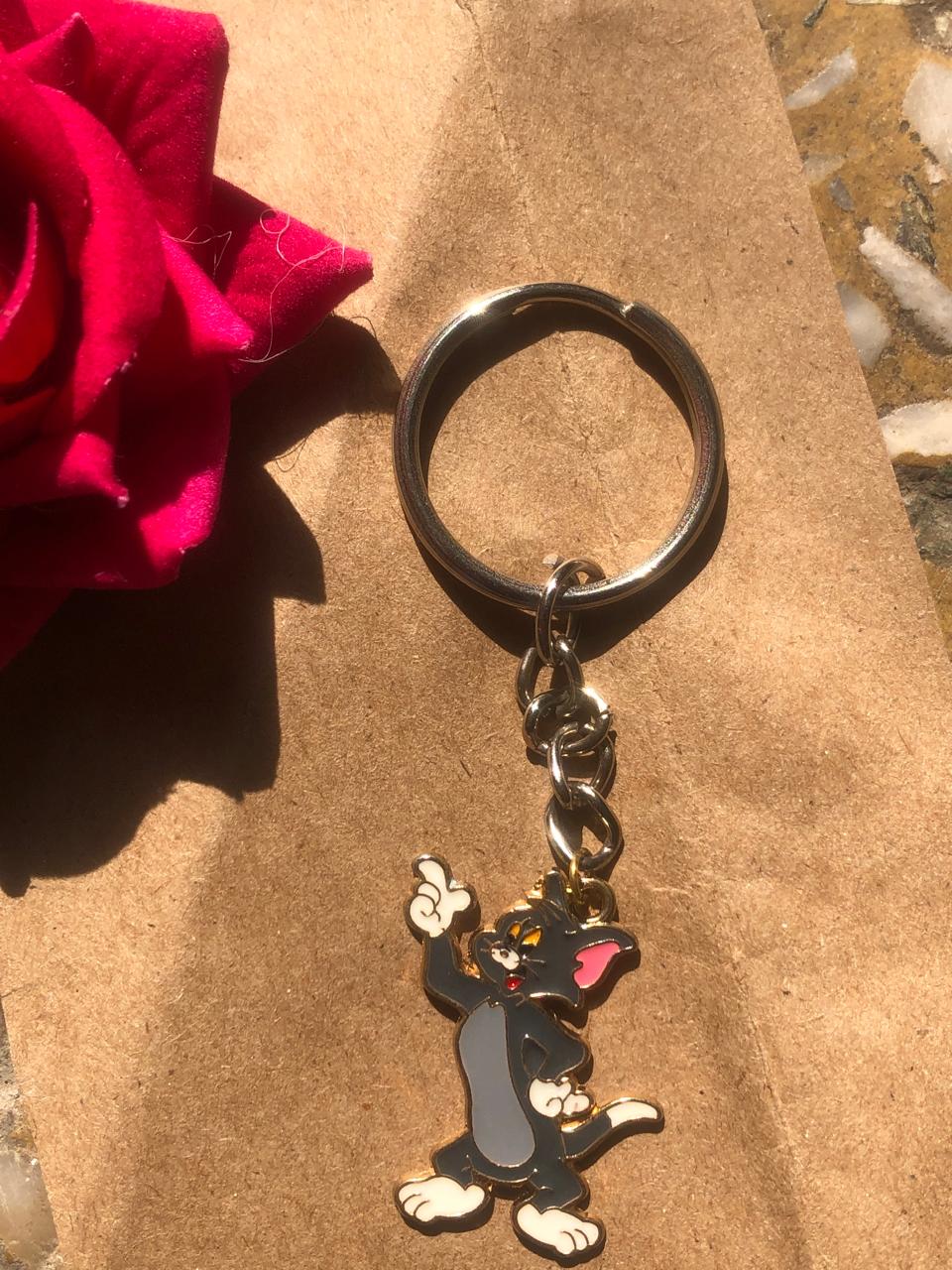 Tom & jerry keychain pair