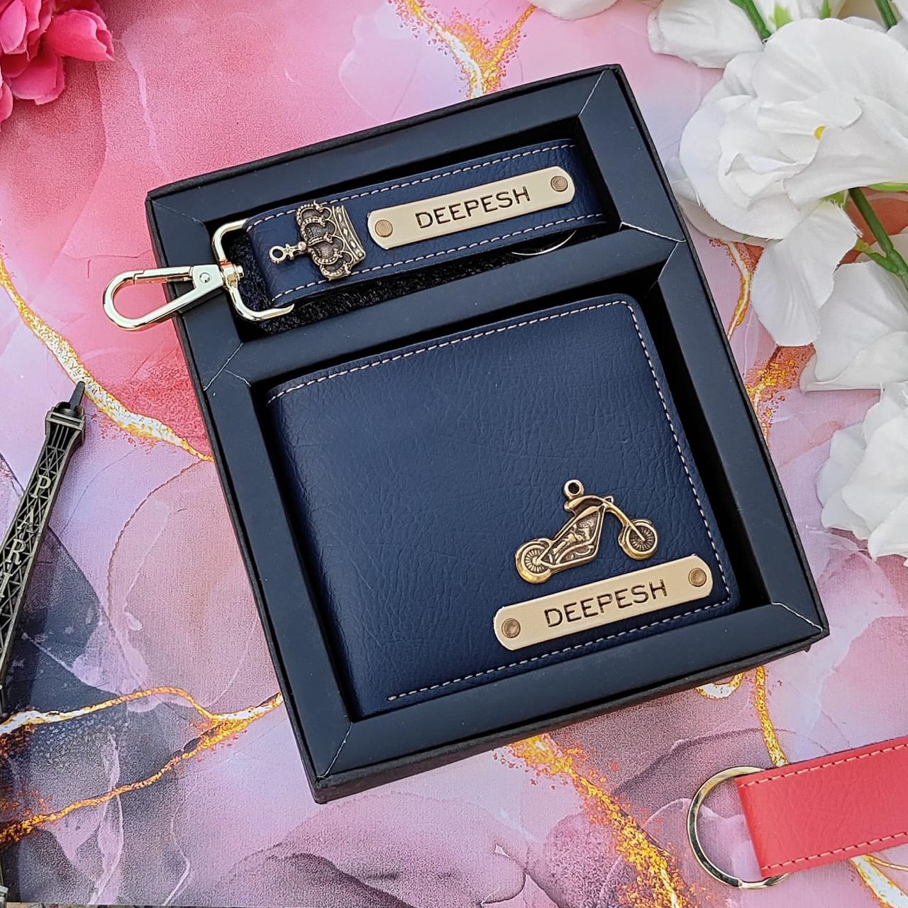 ⭐ Acura leather wallet + Keychain combo