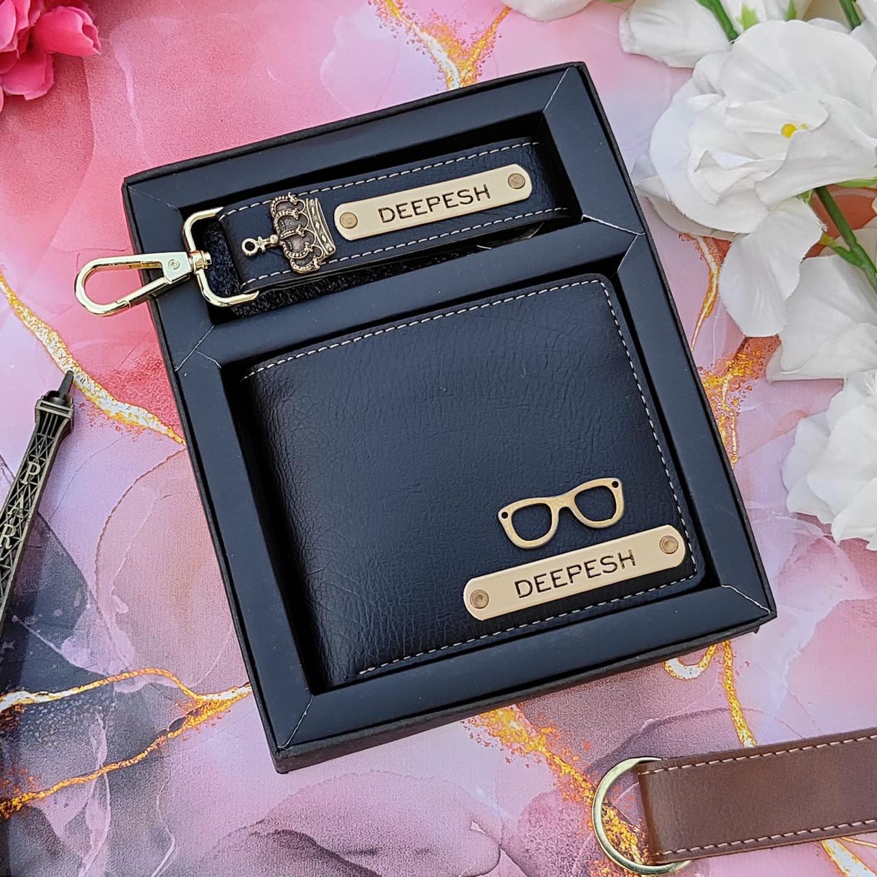 ⭐ Acura leather wallet + Keychain combo