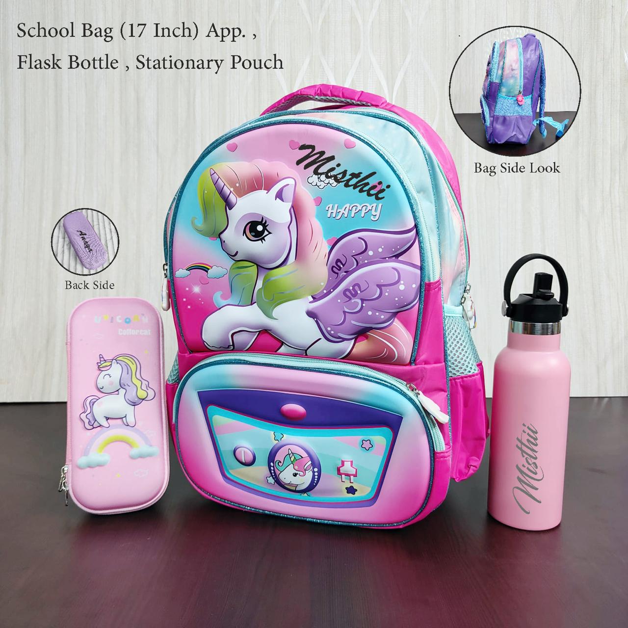 ⭐ Product - 3 In 1 School Bag Combo