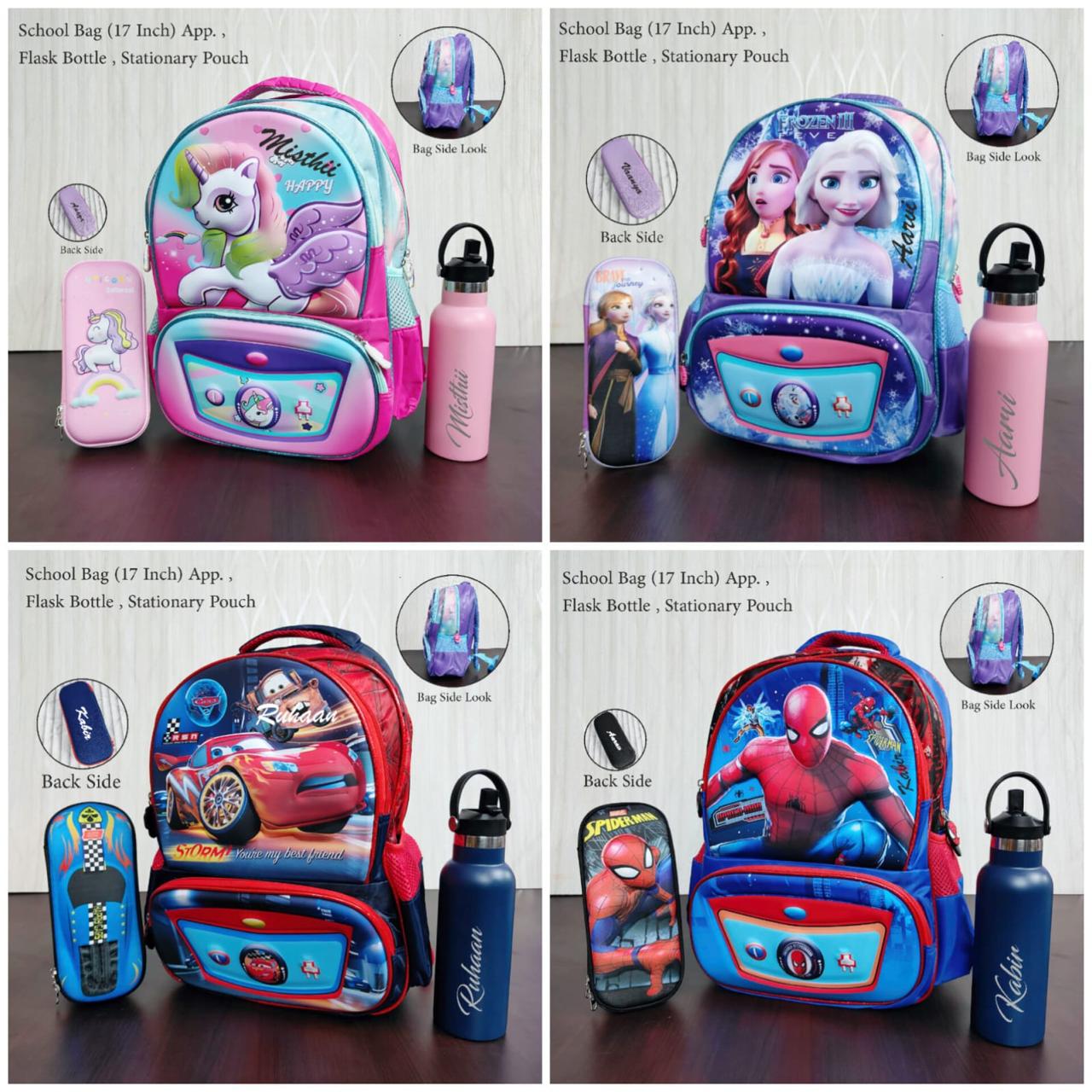 ⭐ Product - 3 In 1 School Bag Combo