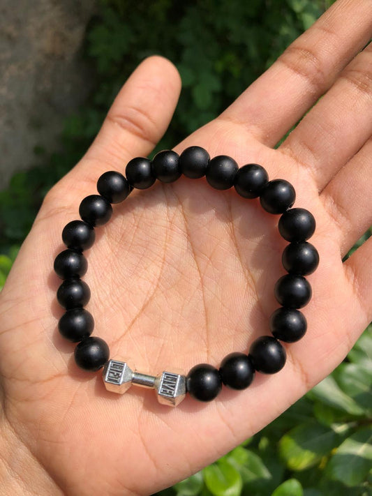 Dumbbell bracelet
