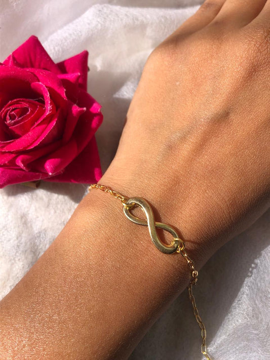 Infinity chain bracelet (golden)