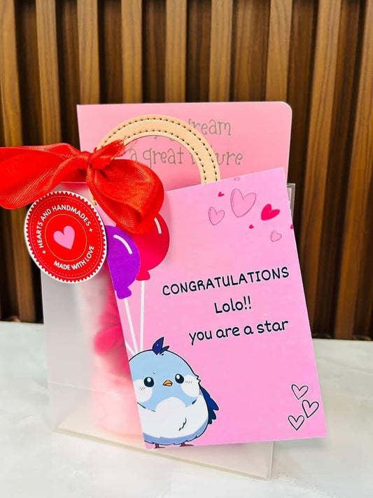 Handmade Congratulations Gift Bag – "You Are a Star" Edition