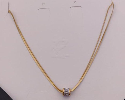golden necklace