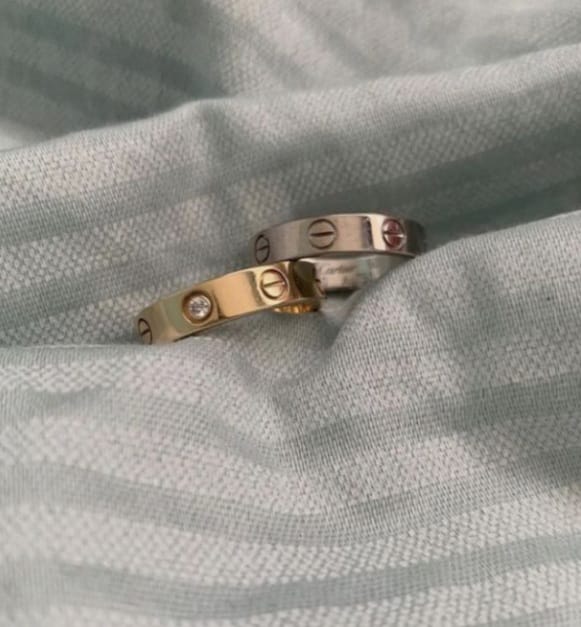 Crafted with precision, our gold couple rings symbolize your enduring commitment.
